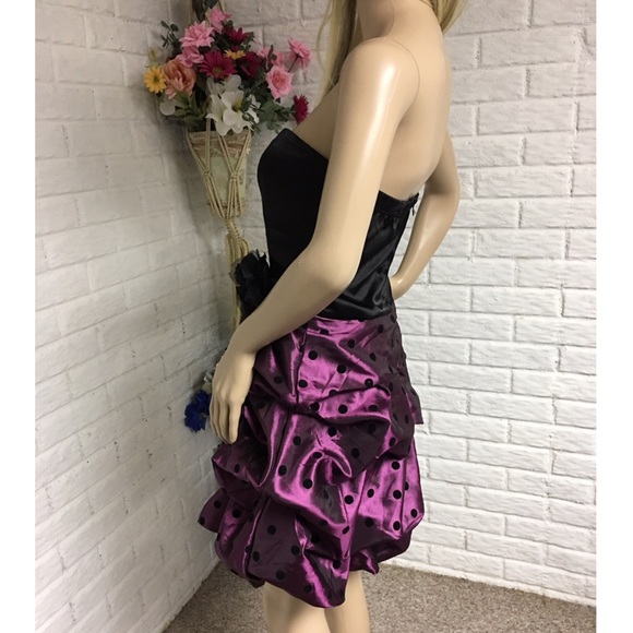 Trixxi Strapless Bubble Skirt Dress (7) - Picture 4 of 8